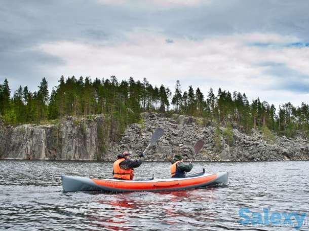 Байдарка тритон шуя+ серая/красная, фотография 2