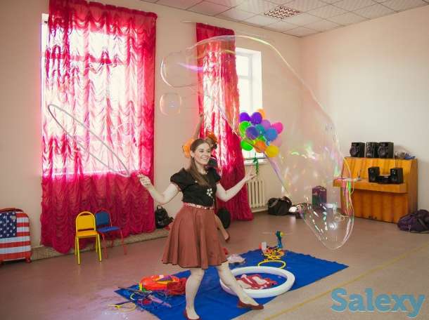 Шоу мыльных пузырей в Астане, фотография 1