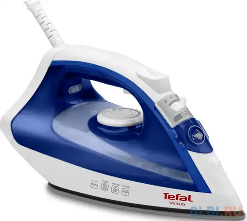 Утюг tefal fv1711e0 1800вт белый синий, фотография 1