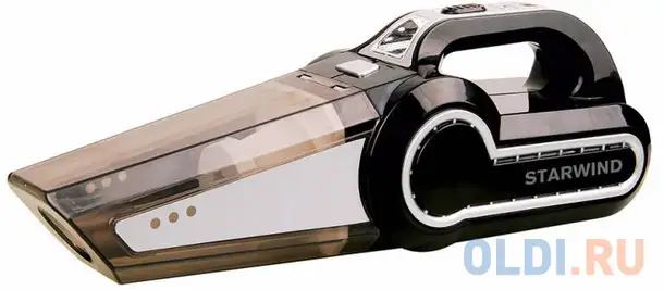 Автомобильный пылесос starwind cv-130 сухая уборка чёрный, фотография 1
