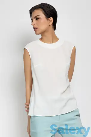 Базовая блузка из вискозы vassa&co, фотография 1