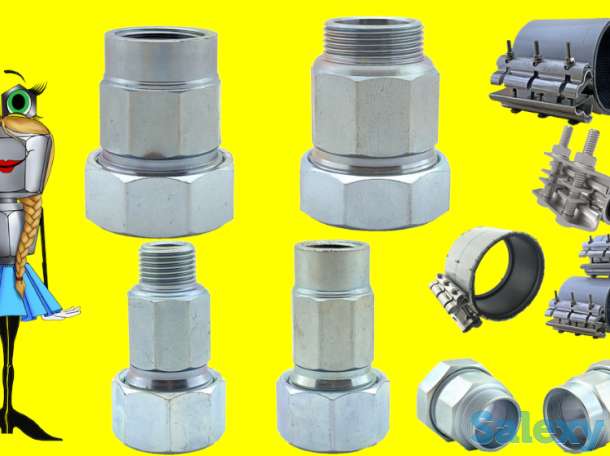 Хомуты ремонтные. Муфты зажимные. Сансфера, фотография 11