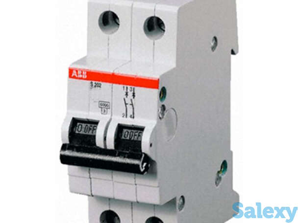 Автоматический выключатель ABB S202 2P 16А (С) 6kA, фотография 1