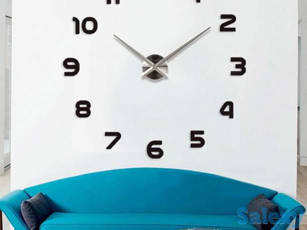 Большие настенные 3D часы., фотография 9