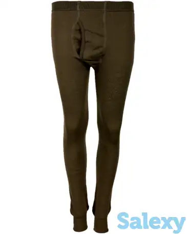 Термобрюки woolpower base layer 200 pine green, фотография 2