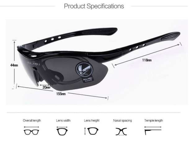 Очки с 5 сменными линзами, фотография 2