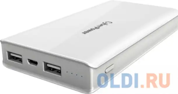 Внешний аккумулятор  cyberpower cp15000peg power bank 15000ма, белый, фотография 1