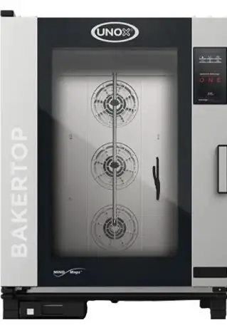Пароконвектомат UNOX XEBC-10EU-E1RM-MP на заказ предназначен для приготовления различных блюд, выпечки хлебобулочных и, фотография 1
