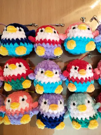 Вязанные брелки, фотография 2