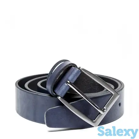 Ремень мужской bader dark blue, фотография 2