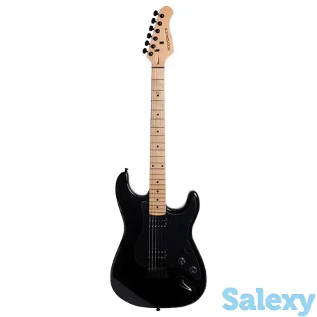 Электрогитара rockdale stars plus hh maple black, фотография 1