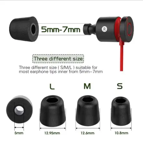 Амбушюры пенные  силиконовые NEW BEE, фотография 5