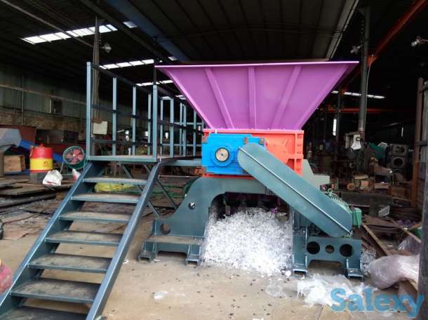 Линии дробления и мойки пластиковых пэт бутылок и плёнки, шредер, дробилки, грануляторы, шнеки, фотография 1