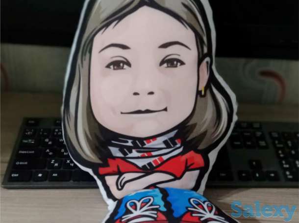 Портреты в мультяшном стиле на футболках, кружках, на пряниках и тортах, фотография 4