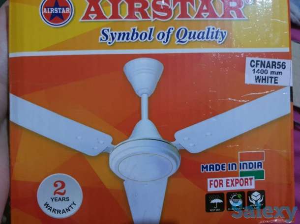 Потолочный премиум вентилятор офисного типа, производство Индия 140 см, фотография 1