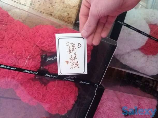 Мишка из роз Тедди ко дню всех влюбленных, фотография 9