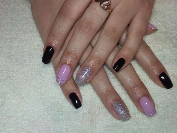 Маникюр, гелевое покрытие ногтей, фотография 3