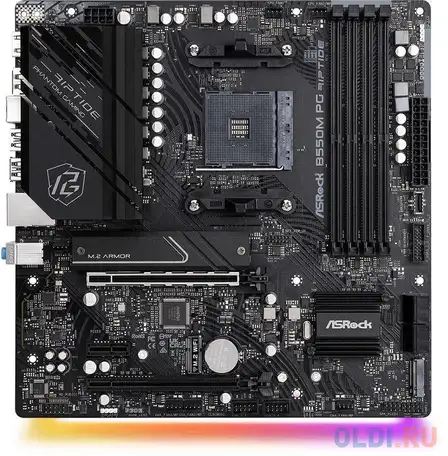 Материнская плата asrock b550m pg riptide, фотография 1
