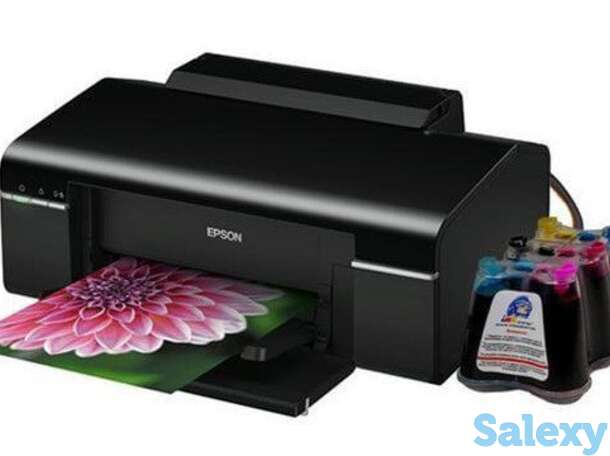 Принтер epson artisan 50 с снпч и чернилами, фотография 1