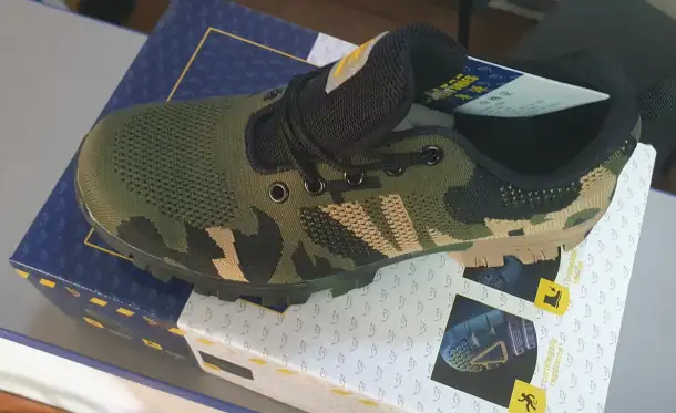 Кроссовки камуфляжные со стальным носком, фотография 3