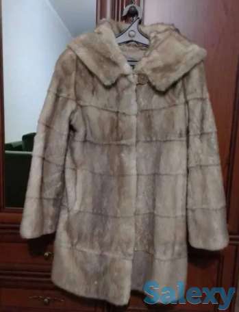Норковая шуба светлая, фотография 1