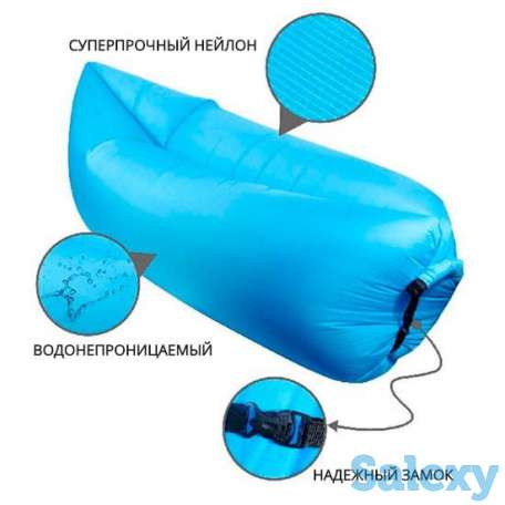 Надувной шезлонг, надувной гамак, Lamzac с подсветкой., фотография 2