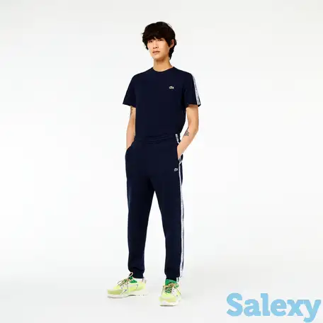 Мужские спортивные брюки lacoste в полоску, фотография 1