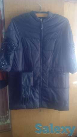 Женское пальто (осень/весна) + перчатки (длинные), фотография 1