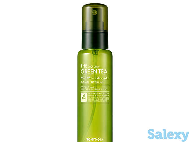 Мист для лица tony moly the chok chok green tea mild watery micro mist, фотография 1
