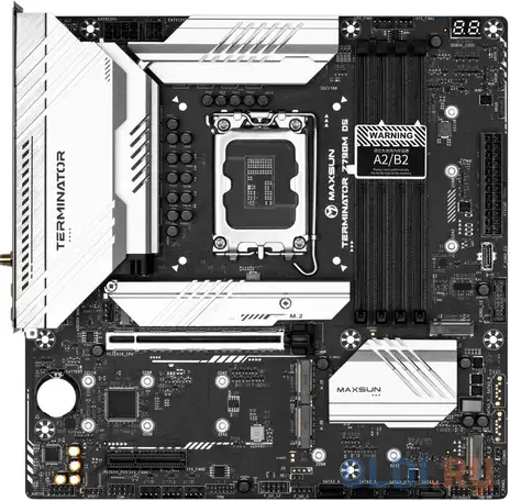 Материнская плата maxsun <ms-terminator z790m d5> lga1700 <z790> 1*pciex16, 1*pciex4, 5*, фотография 1