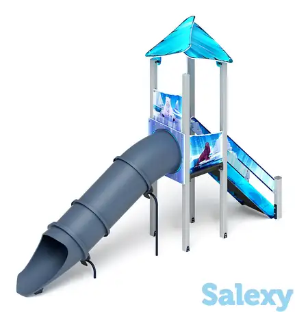 Горка волшебный город (снежная королева) - ио 44.19.01-02 - тоннельная прямая н=1500, фотография 1