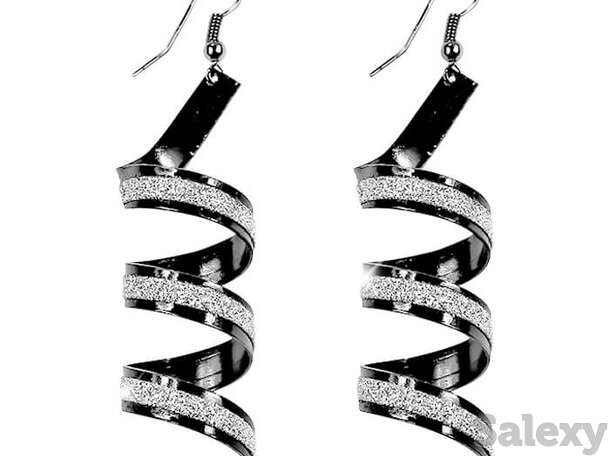 Серьги mia collection - spiral, фотография 1