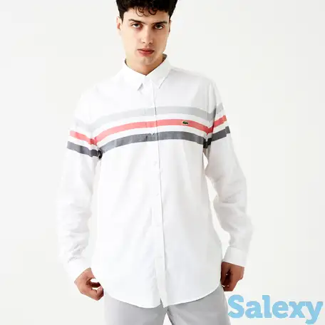 Мужская рубашка lacoste slim fit, фотография 1