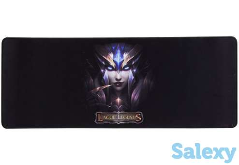Игровой коврик для мыши x-game league of legends. черный, фотография 1
