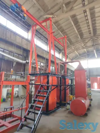 Пиролизная установка печное топливо переработка авто шин пластик пиролиз, фотография 3