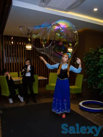 Шоу мыльных пузырей Марвик аниматоры Астана, фотография 2