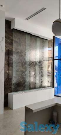 водопады по стеклу, фотография 2