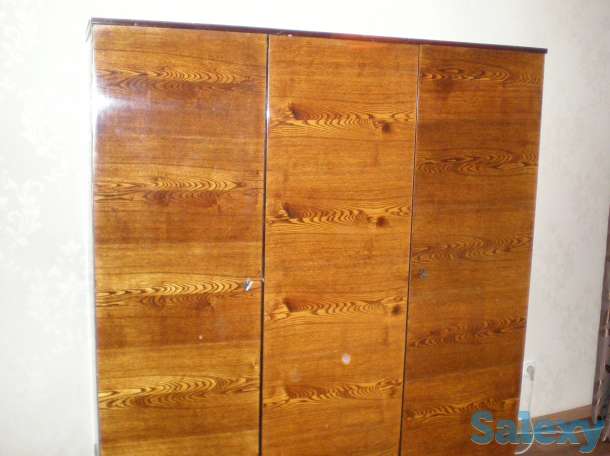 Продам шифоньер 3 дверный полированный, фотография 1