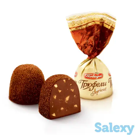 Трюфели шоколадные с кусочками абрикоса, фотография 1