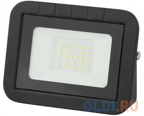 Эра б0043589 прожектор светодиодный lpr-061-0-65k-020 20вт 1900лм 6500к 135x100x28, фотография 1