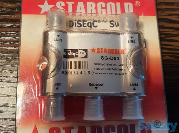 Коммутатор, спутниковый свич Корея, DiSEgC 4*1 Stargold SG D60, фотография 3