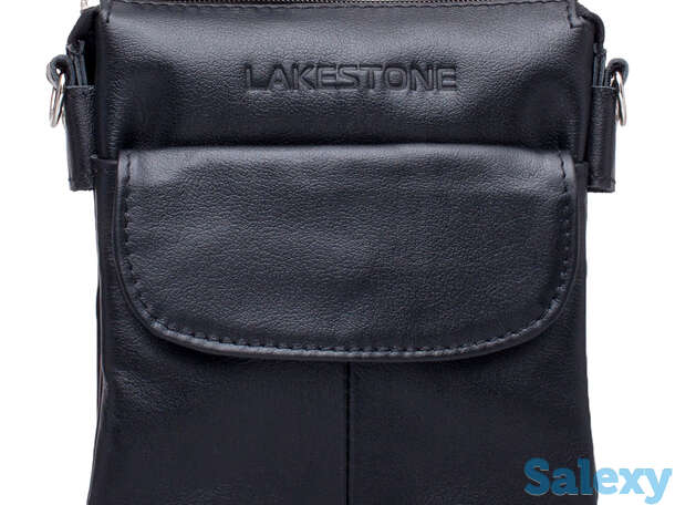 Небольшая кожаная сумка через плечо osborne black, фотография 1