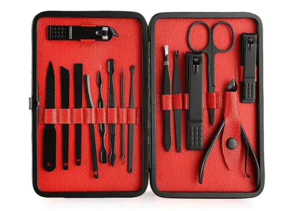 Профессиональный маникюрныйпедикюрный набор 15 предметов, фотография 3