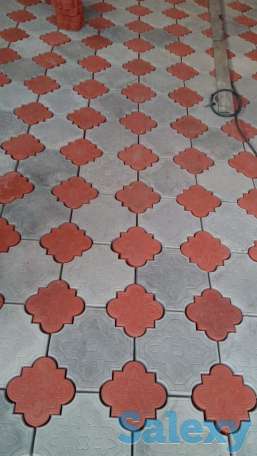 Тротуарная плика, брусчатка, облицовочный кирпич, фотография 1