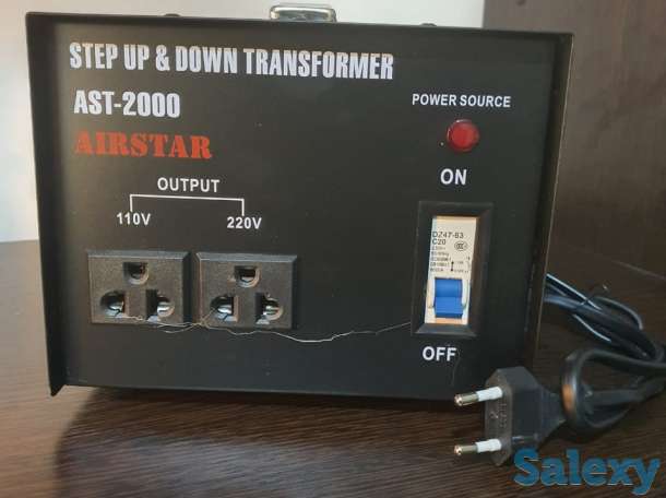 Трансформатор повышающий-понижающий 110V-220V  220V-110V   мощность 2000 watt, фотография 3