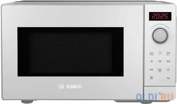 Микроволновая печь bosch ffl023mw0 800 вт белый, фотография 1