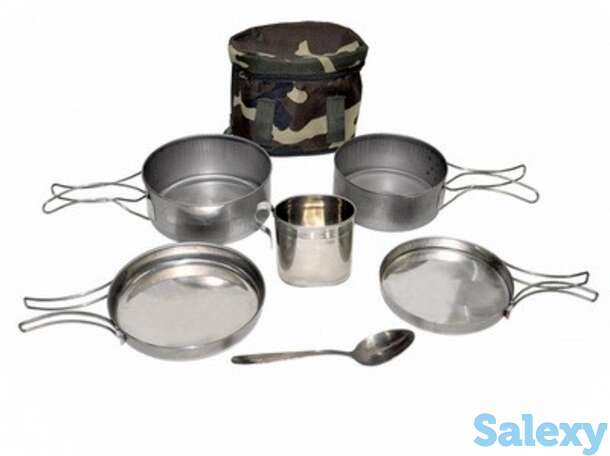 Набор котелков роза ветров офицер нерж., фотография 1