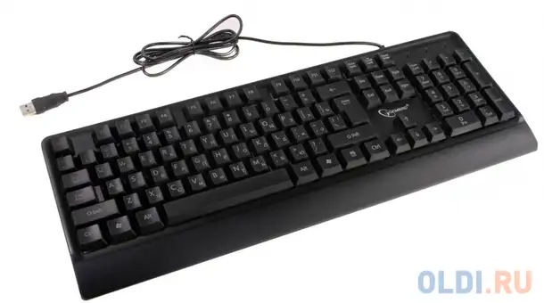 Клавиатура проводная gembird kb-220l usb черный, фотография 1