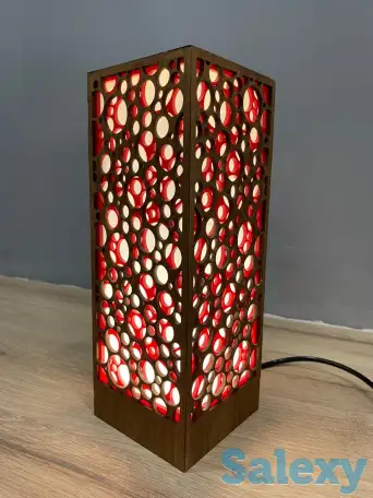 Красный Интерьерный лампа-ночник, фотография 4