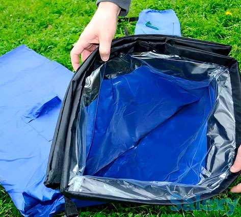 Надувной шезлонг, надувной гамак, Lamzac с подсветкой., фотография 3